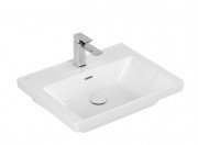 Раковина для ванной Villeroy & Boch Subway 3.0 60х47 см керамика альпийский белый 4A706001