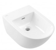 Біде підвісне Villeroy & Boch Subway 3.0 37,5х56 см санітарна кераміка CeramicPlus білий альпійський 447000R1