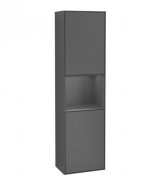 Пенал Villeroy & Boch Finion 41,8x151,6х27 см петли слева с подсветкой МДФ антрацит матовый лак G470GKGK