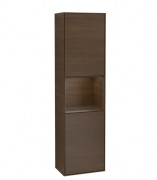 Пенал Villeroy & Boch Finion 41,8x151,6х27 см петлі праворуч з підсвічуванням ДСП шпон волоського горіха G470GNGN