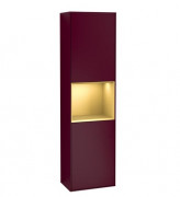 Пенал Villeroy & Boch Finion 41,8x151,6х27 см петли справа с подсветкой МДФ пион матовый лак/золотой матовый лак G470HFHB