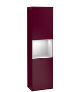 Пенал Villeroy & Boch Finion 41,8x151,6х27 см петли справа с подсветкой МДФ пион матовый лак/белый матовый лак G470MTHB