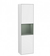 Пенал Villeroy & Boch Finion 41,8x151,6х27 см петлі праворуч з підсвічуванням МДФ білий глянцевий лак/оливковий матовий лак G470GMGF