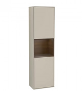 Пенал Villeroy & Boch Finion 41,8x151,6х27 см петлі справа з підсвічуванням МДФ пісок матовий лак/шпон волоського горіха G470GNHH