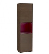 Пенал Villeroy & Boch Finion 41,8x151,6х27 см петли справа с подсветкой ДСП шпон грецкого ореха/пион матовый лак G470HBGN