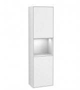 Пенал Villeroy & Boch Finion 41,8x151,6х27 см петлі праворуч з підсвічуванням МДФ білий глянцевий лак/білий матовий лак G470MTGF