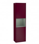 Пенал Villeroy & Boch Finion 41,8x151,6х27 см петлі праворуч з підсвічуванням МДФ півонія матовий лак/оливковий матовий лак G470GMHB