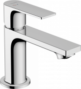 Смеситель для раковины Hansgrohe Rebris E CoolStart с сливным гарнитуром однорычажный хром 72585000