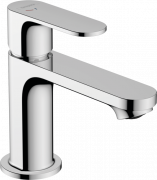 Смеситель для раковины Hansgrohe Rebris S CoolStart EcoSmart+ с сливным гарнитуром однорычажный хром 72586000