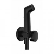 Гигиенический душ Hansgrohe Bidette 1jet S с шлангом и держателем (на холодную воду) черный матовый 29230670