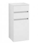 Шкафчик для ванной Villeroy & Boch Legato 40х87х35 см петли справа ДСП белый матовый B72801MS