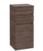 Шафка для ванної Villeroy & Boch Legato 40х87х35 см петлі праворуч ДСП дуб аризона B72801VH