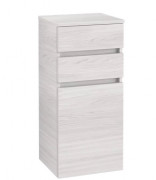 Шкафчик для ванной Villeroy & Boch Legato 40х87х35 см петли справа ДСП белое дерево B72801E8