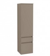 Пенал Villeroy & Boch Legato 40x155х35 см петли слева ДСП трюфель серый B72900VG