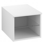 Стелаж для ванної кімнати Villeroy & Boch Legato 40х34х50 см ДСП білий матовий B72400MS