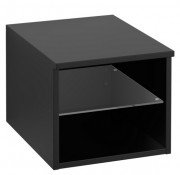 Стелаж для ванної Villeroy & Boch Legato 40х34х50 см МДФ/ДСП чорний матовий лак B72400PD