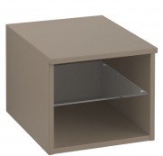 Стелаж для ванної Villeroy & Boch Legato 40х34х50 см ДСП сірий трюфель B72400VG