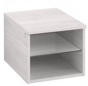 Стелаж для ванної Villeroy & Boch Legato 40х34х50 см правий ДСП біле дерево B72401E8