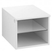 Стеллаж для ванной Villeroy & Boch Legato 40х34х50 см правый ДСП белый матовый B72401MS