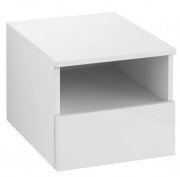 Шкафчик для ванной Villeroy & Boch Legato 40х34х50 см левый МДФ/ДСП глянцевый белый B72600DH