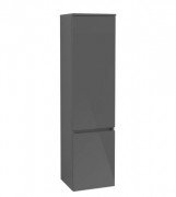 Пенал Villeroy & Boch Legato 40x155х35 см петлі праворуч МДФ/ДСП глянсовий сірий B73001FP