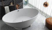 Ванна Kolpa San Tristan-FS из искусственного камня Kerrock 196x117 см овальная белый 815980