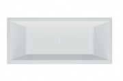 Ванна Kolpa San Copelia-FS из искусственного камня Kerrock 180x80 см прямоугольная белый 779340