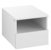 Шафка для ванної Villeroy & Boch Legato 40х34х50 см права ДСП біла матовата B72601MS