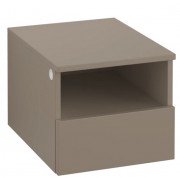 Шафка для ванної Villeroy & Boch Legato 40х34х50 см права ДСП трюфель сірий B72601VG