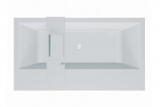 Ванна Kolpa San Copelia LUX-FS зі штучного каменю Kerrock 180x100 з полицями білий 936540
