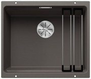Мойка для кухни Blanco Etagon 500-U 53х46 см SILGRANIT PuraDur® вулканический серый 527258