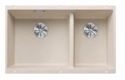 Мийка для кухні Blanco Subline 430/270-U 75,5х46 см SILGRANIT PuraDur® м'який білий 527167