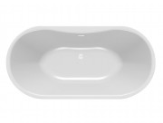 Ванна акриловая Kolpa San Comodo-FS 185x90 см отдельно стоящая белый/серый 922910