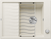 Мийка для кухні Blanco Elon 45 S 65х50 см SILGRANIT® PuraDur® м'який білий 527068