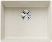 Мойка для кухни Blanco Subline 500-F 52,7х42,7 см SILGRANIT PuraDur® мягкий белый 527169