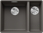 Мойка для кухни Blanco Subline 340/160-F 55,2х42,7 см SILGRANIT PuraDur® вулканический серый 527344