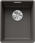 Мойка для кухни Blanco Subline 320-F 34,7х42,7 см SILGRANIT PuraDur® вулканический серый 527342