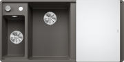Мийка для кухні Blanco Axia III 6 S-F 99х50 см чаша зліва SILGRANIT® PuraDur® вулканічний сірий 527230