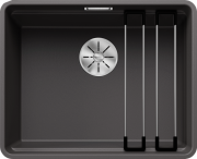Мийка для кухні Blanco Etagon 500-F 52,7х42,7 см SILGRANIT PuraDur® темна скеля 526344
