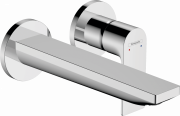 Змішувач для раковини Hansgrohe Rebris E настінний одноважільний хром 72568000