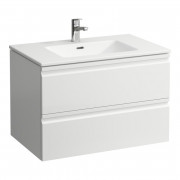 Тумба с раковиной Laufen Pro S 80х50х54,5 см МДФ белый глянцевый H8619634751041