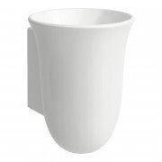 Склянка для зубних щіток Laufen The New Classic настінна кераміка білий матовий H8738547570001