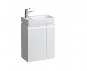 Тумба с раковиной Laufen Pro S 48х28х66,5 см петли слева МДФ белый H8629654631041