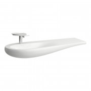 Раковина для ванной Laufen IL Bagno Alessi One 120х50 см с 1 отверстием керамика белый с покрытием LCC H8149734001041