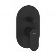 Змішувач для душу Ravak Eleganta вбудований одноважільний чорний матовий X070298