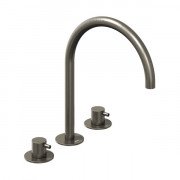 Змішувач для раковини Ravak Espirit двоважільний на 3 отвори графіт матовий X070312