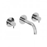 Змішувач для раковини Ravak Espirit настінний двоважільний хром X070196