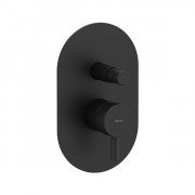 Змішувач для душу Ravak Espirit вбудований 1 споживач чорний матовий X070284