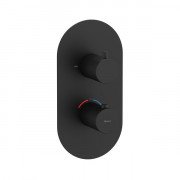 Термостат для душа Ravak Espirit встраиваемый 2 потребителя черный матовый X070286