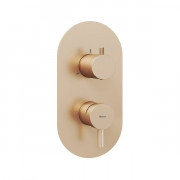 Змішувач для душу Ravak Espirit вбудований 3 споживача рожеве золото матове X070357